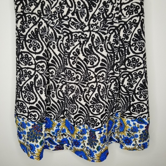 NU NEW YORK Printed Sleeveless A Line Silhouette Cute Shift Dress Women Medium - Picture 4 of 12